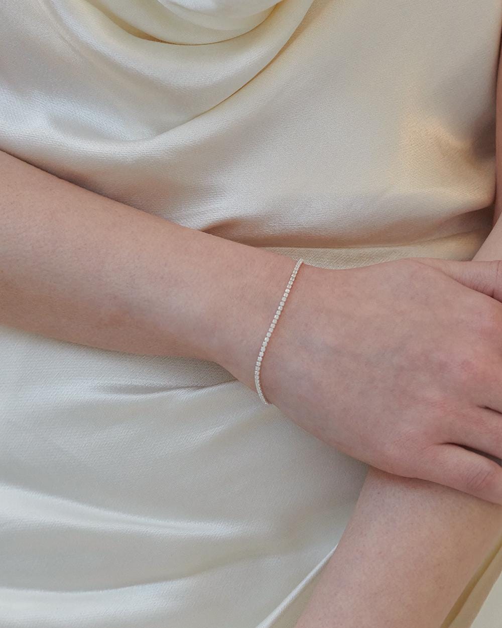 Minimalist Wedding Bracelet • CZ Bridal Bracelet • Dainty Bridal Bracelet • Chic CZ Wedding Bracelet • Modern Wedding Bracelet • 4933