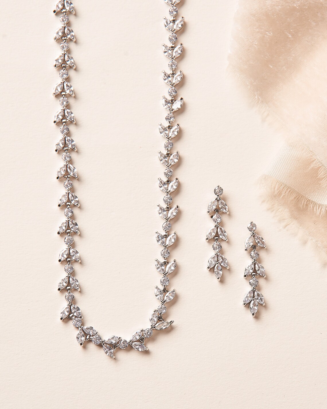 Wedding Jewelry Set Bridal Jewelry Set Floral Bridal Jewelry Etsy