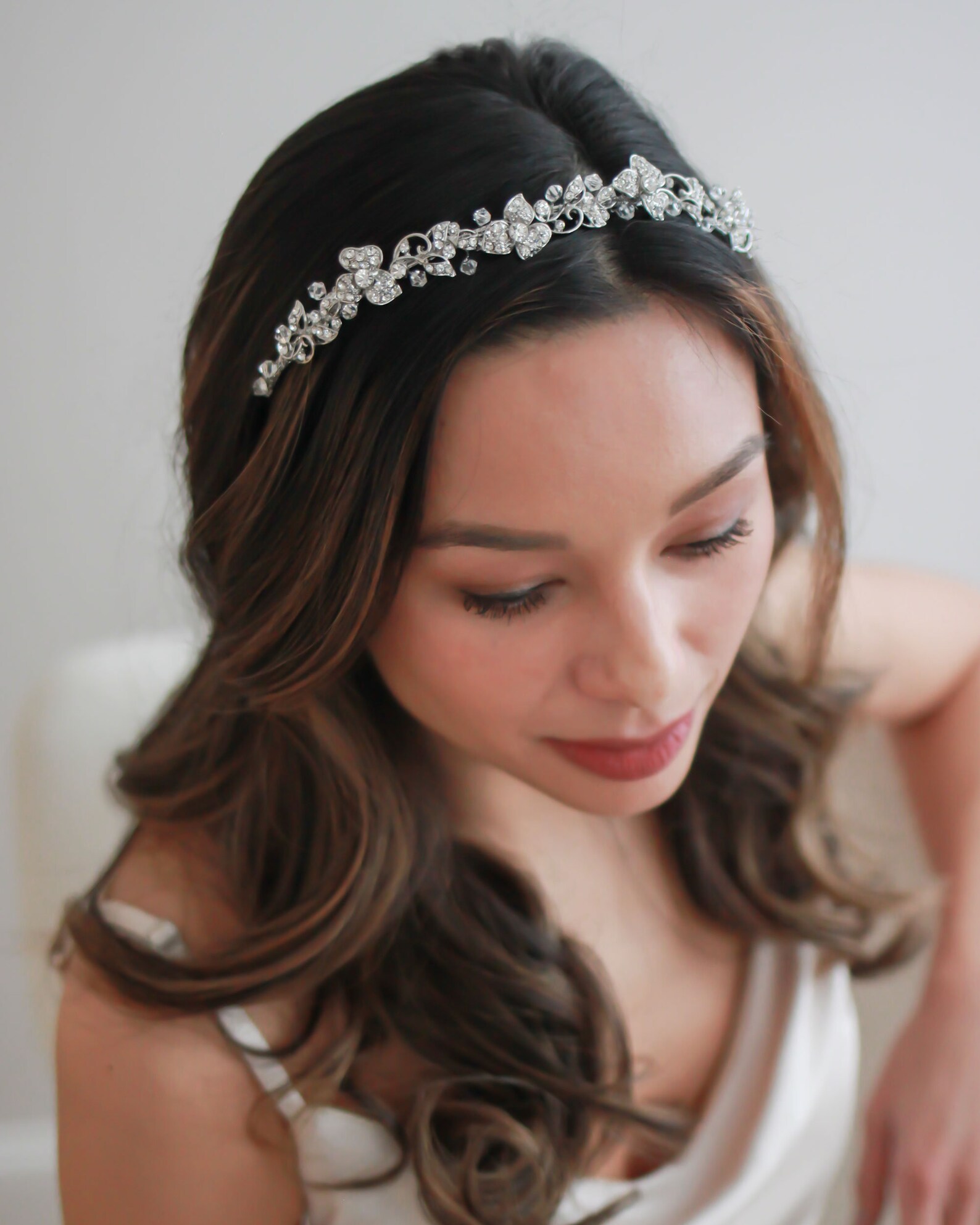 Floral Bridal Headband Antique Bridal Headpiece Vintage Etsy