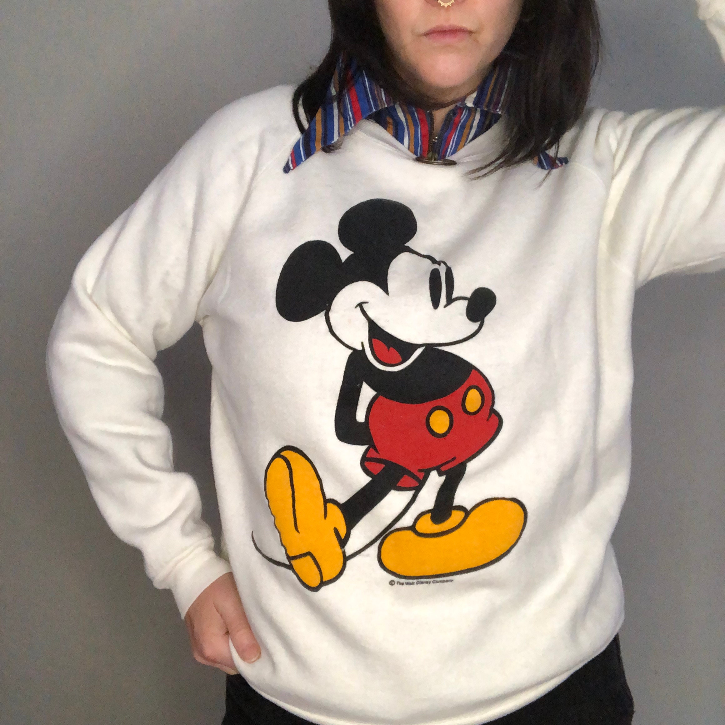 トップス 80s Mickey Mouse Vintage Sweatshirt Vintage 1980s Mickey Mouse Classic Sweatshirt - Etsy