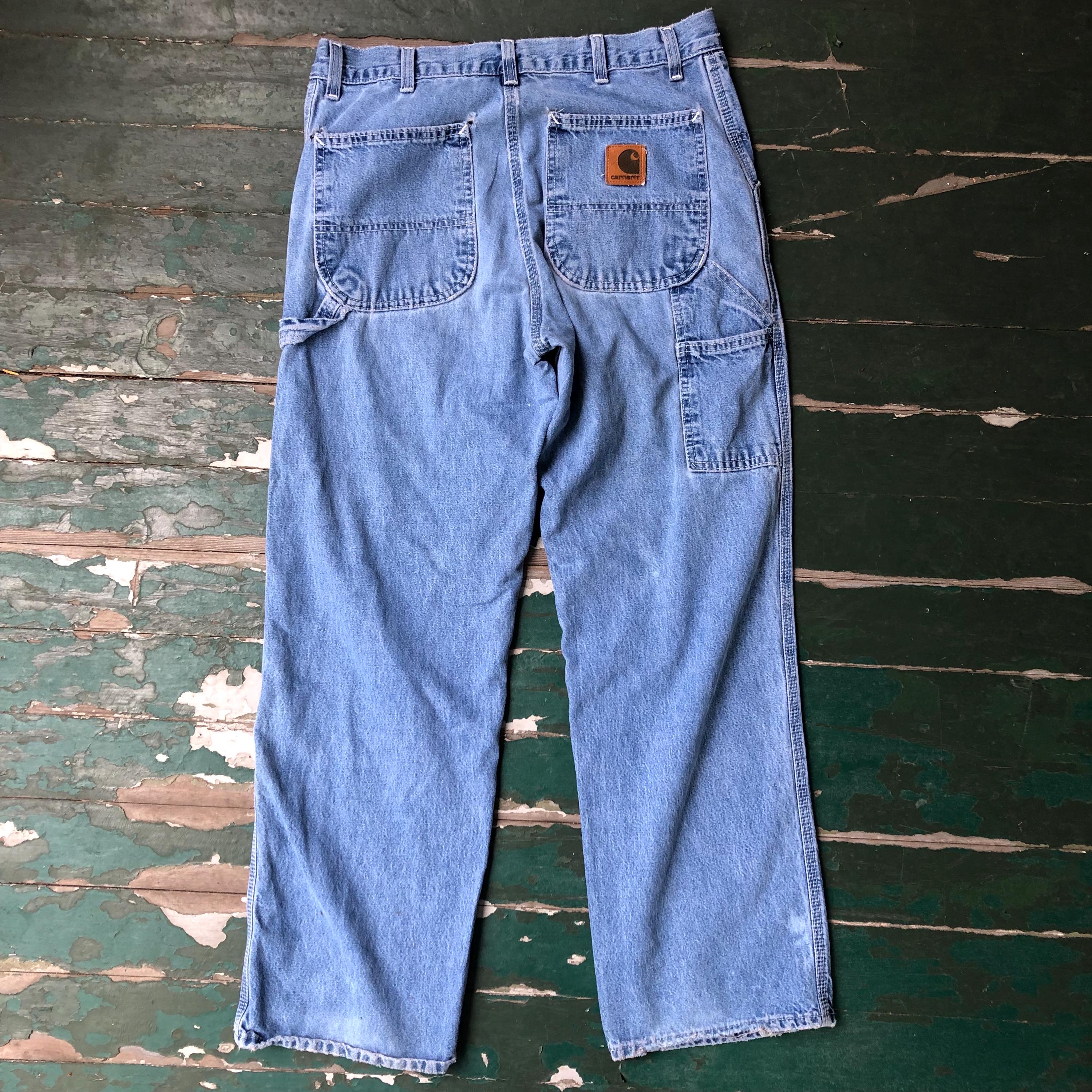 Vintage 90s Carhartt Carpenter Jeans, Bit Distressed - Etsy