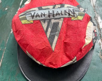 Vintage 1980s Van Halen tyvek painters tour hat