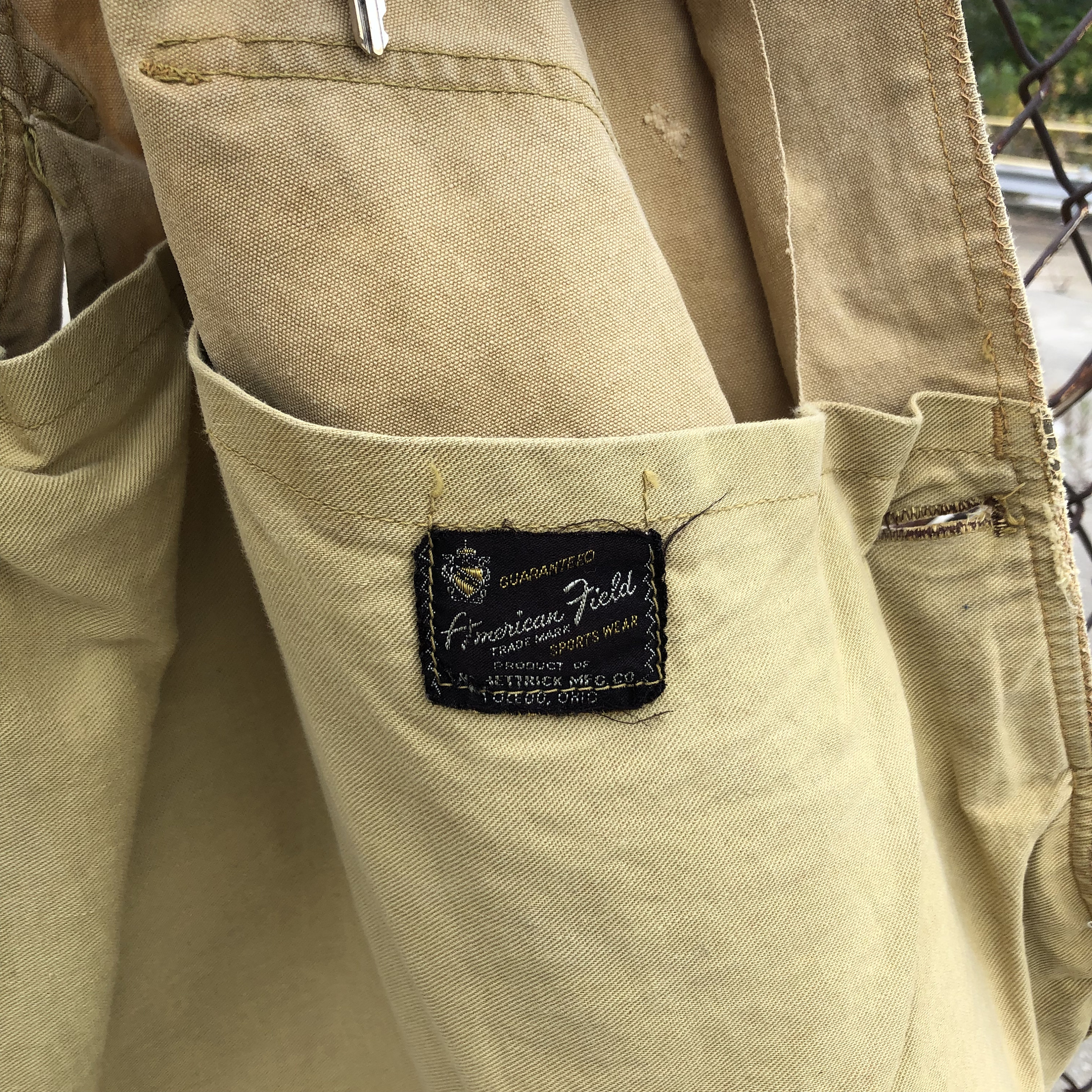 1940s/1950s American Field Canvas Hunting Jacket, the 1940s/1950s American Field Canvas Hunting Jacket, the