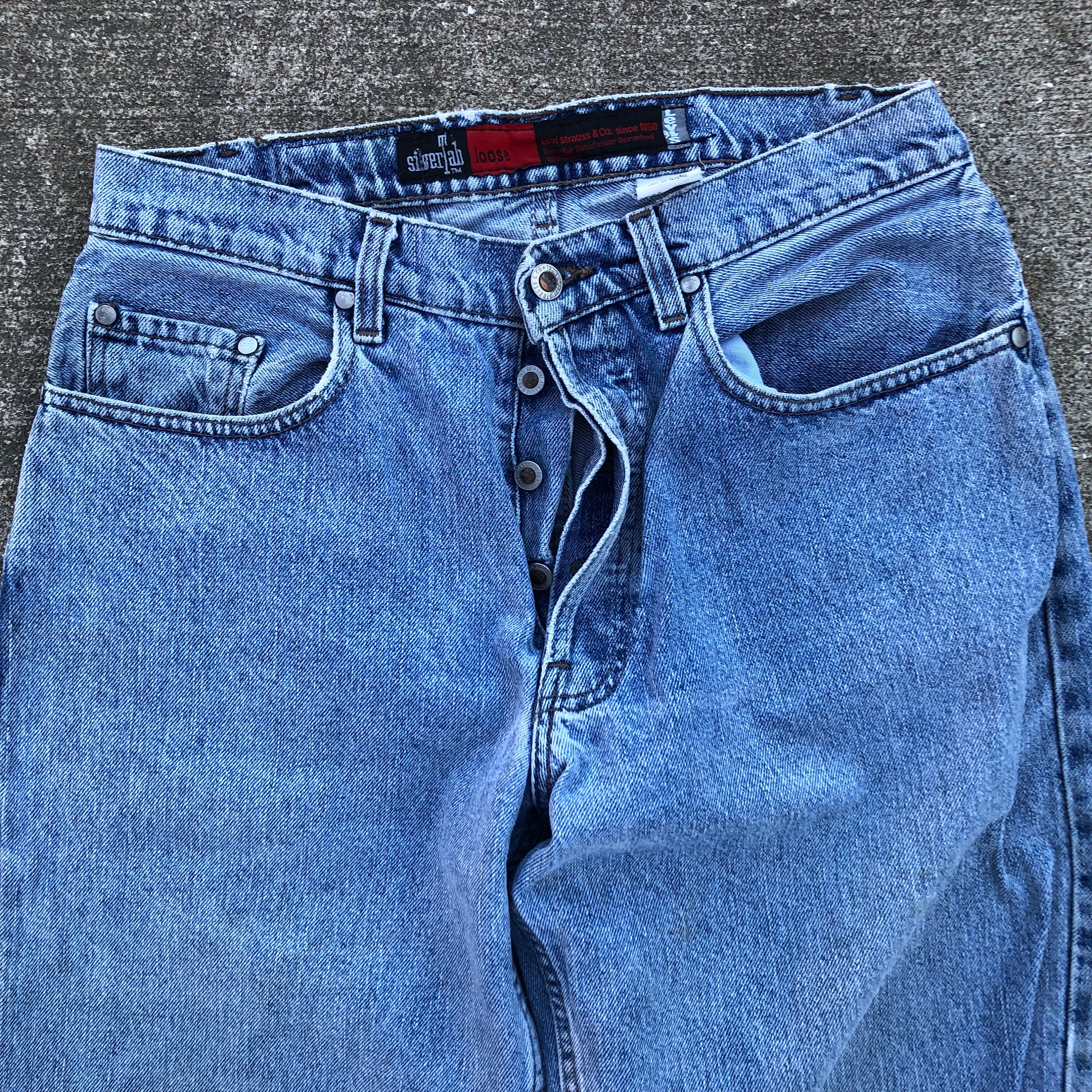 Vintage 90s Levi Silvertab Jeans: Baggy Loose Fit, 32 Waist - Etsy