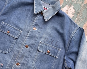 1970s-80s Big Mac denim chore coat