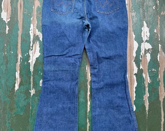 Vintage Wrangler-jeans met donkere wassing uit de jaren 70