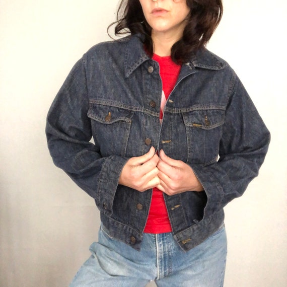 1960s vintage Sears Roebuck denim/jean jacket. Fr… - image 8