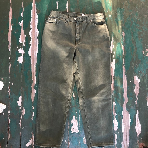 1990s Vintage Faded Glory Olive Green 
