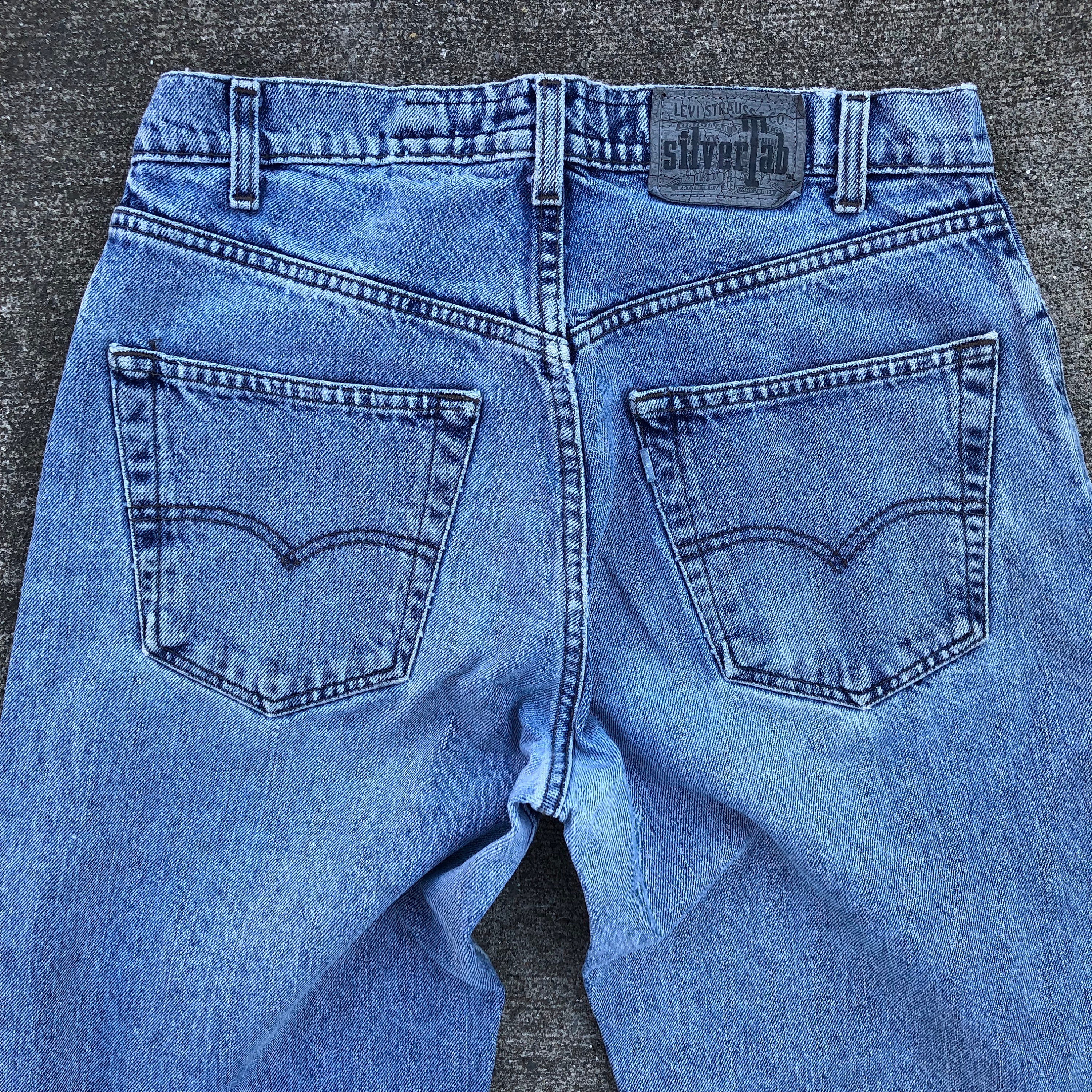 Vintage 90s Levi Silvertab Jeans: Baggy Loose Fit, 32 Waist - Etsy