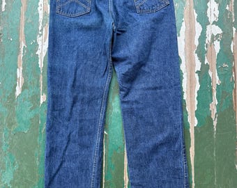 Jeans vintage de mezclilla oscura estilo western de DeeCee