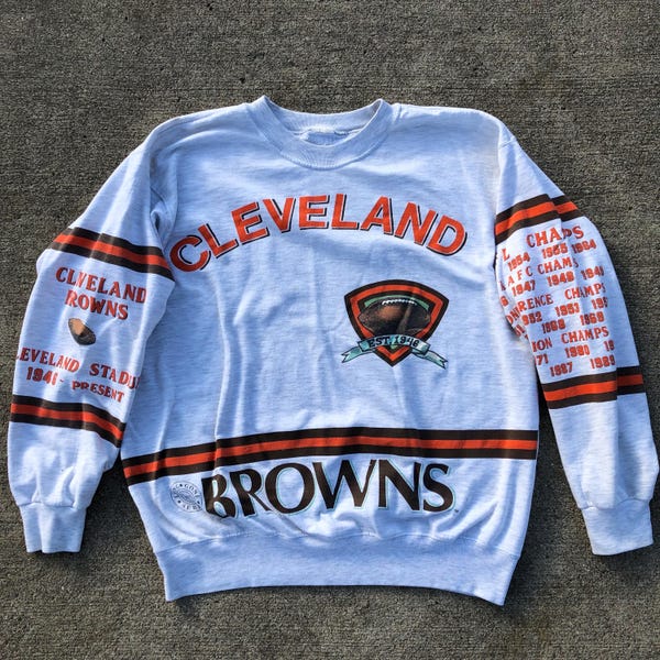 Vintage Brown G-III Cleveland Browns Leather Jacket | la jacket
