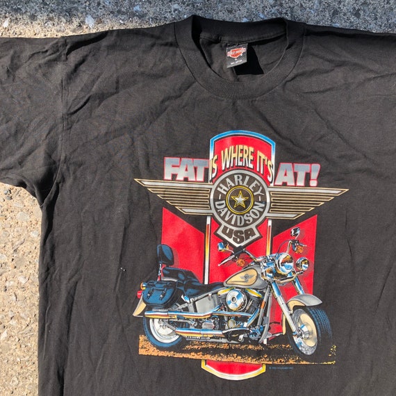 【90s】Harley Davidson big T-shirt old 90s Harley Davidson Motorcycles One Life t-shirt Extra Large