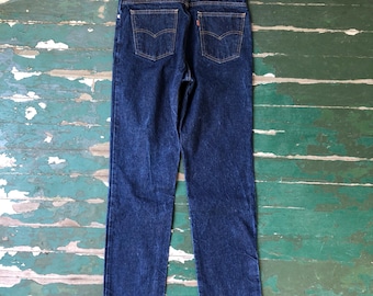 Vtg 80s 90s Levi's 517 Orange Tab Jeans W36 L32 Blue Medium Wash