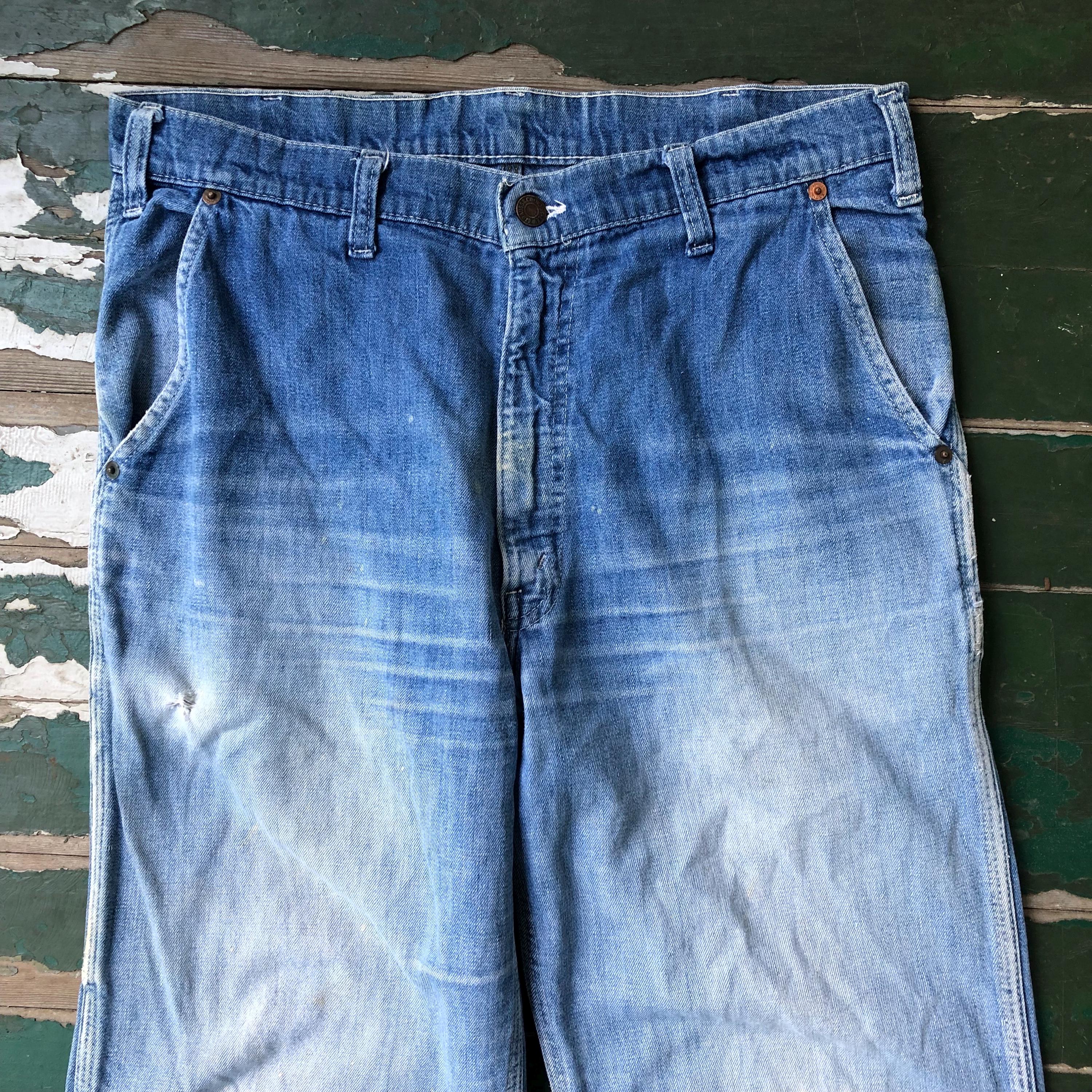 Vintage 1970s Levi Carrot Tab Fresh Produce Carpenter Style Wide