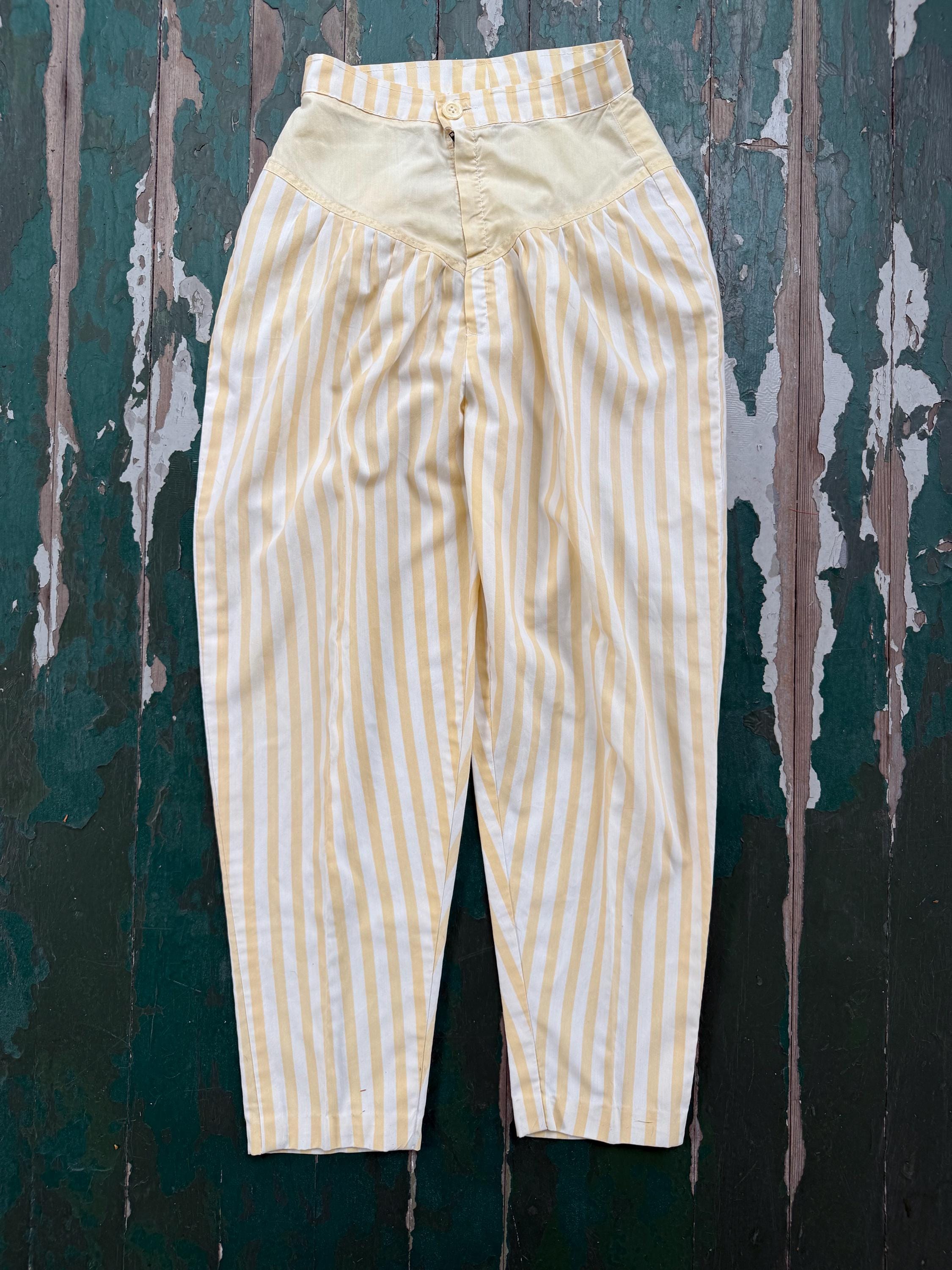 80s Striped Pants - Etsy