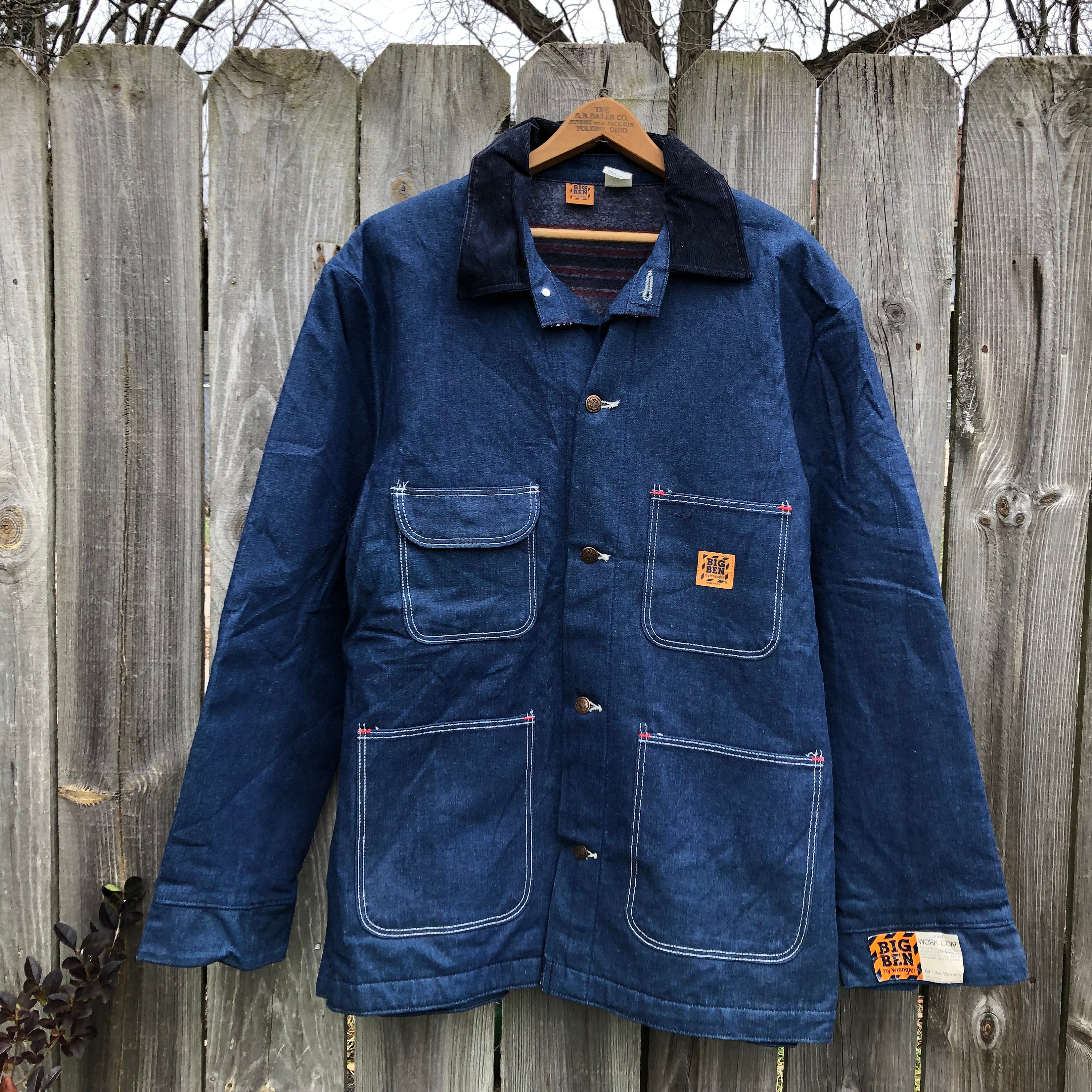 30s〜 \"BIG BEN\" Denim O.A vintage Big Ben denim chore jacket – 86 Vintage