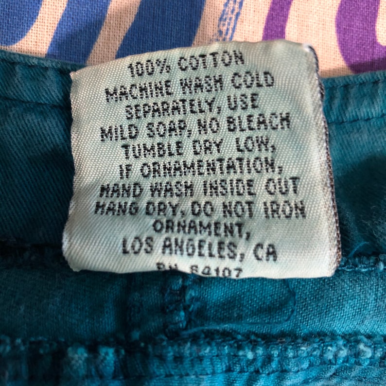 Vintage Tie Dyed Embellished Denim Boiler Suit, Made in USA image 7