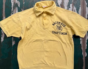Vintage 1950s champion loop collar Macomber Craftsmen shirt
