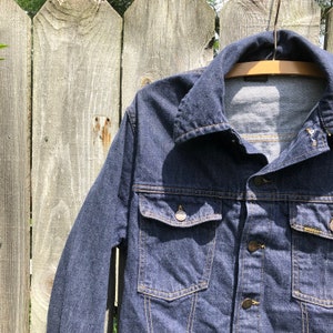 1960s vintage Sears Roebuck denim/jean jacket. Free shipping