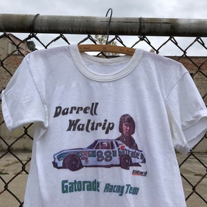 1970s vintage Darrell Waltrip Gatorade car t-shirt