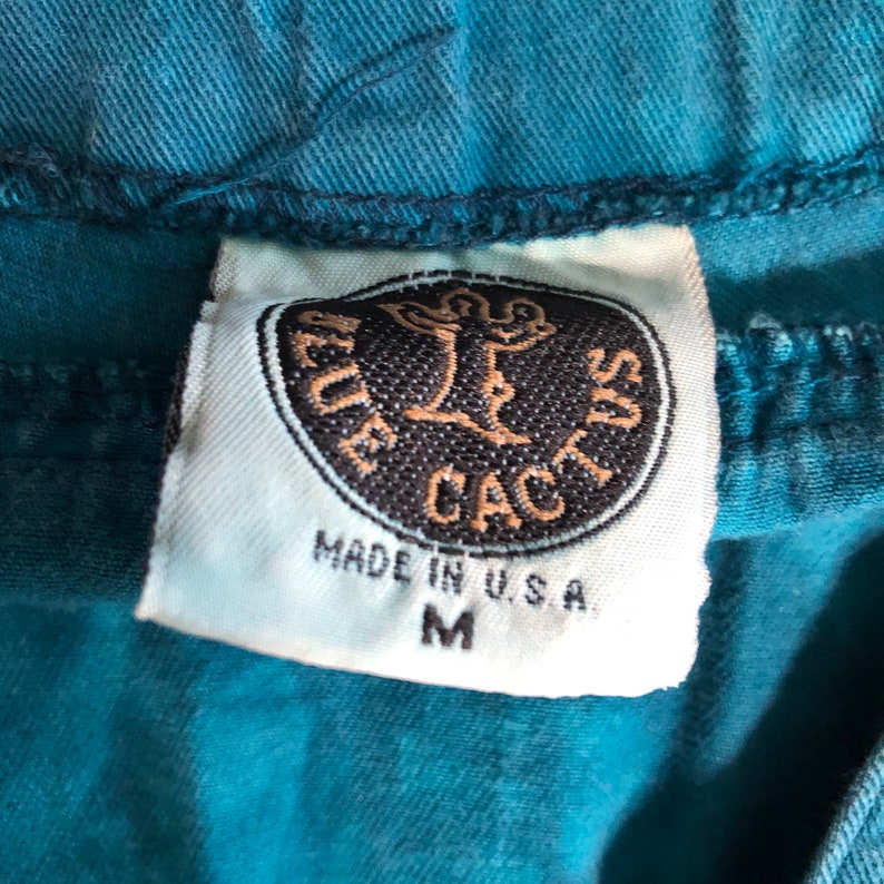 Vintage Tie Dyed Embellished Denim Boiler Suit, Made in USA image 5