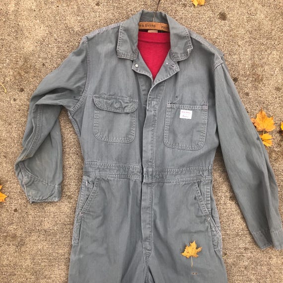 BIG SMITH Herringbone Coveralls Denim Vintage Union M… - Gem BIG SMITH Herringbone Coveralls Denim Vintage Union M… - Gem