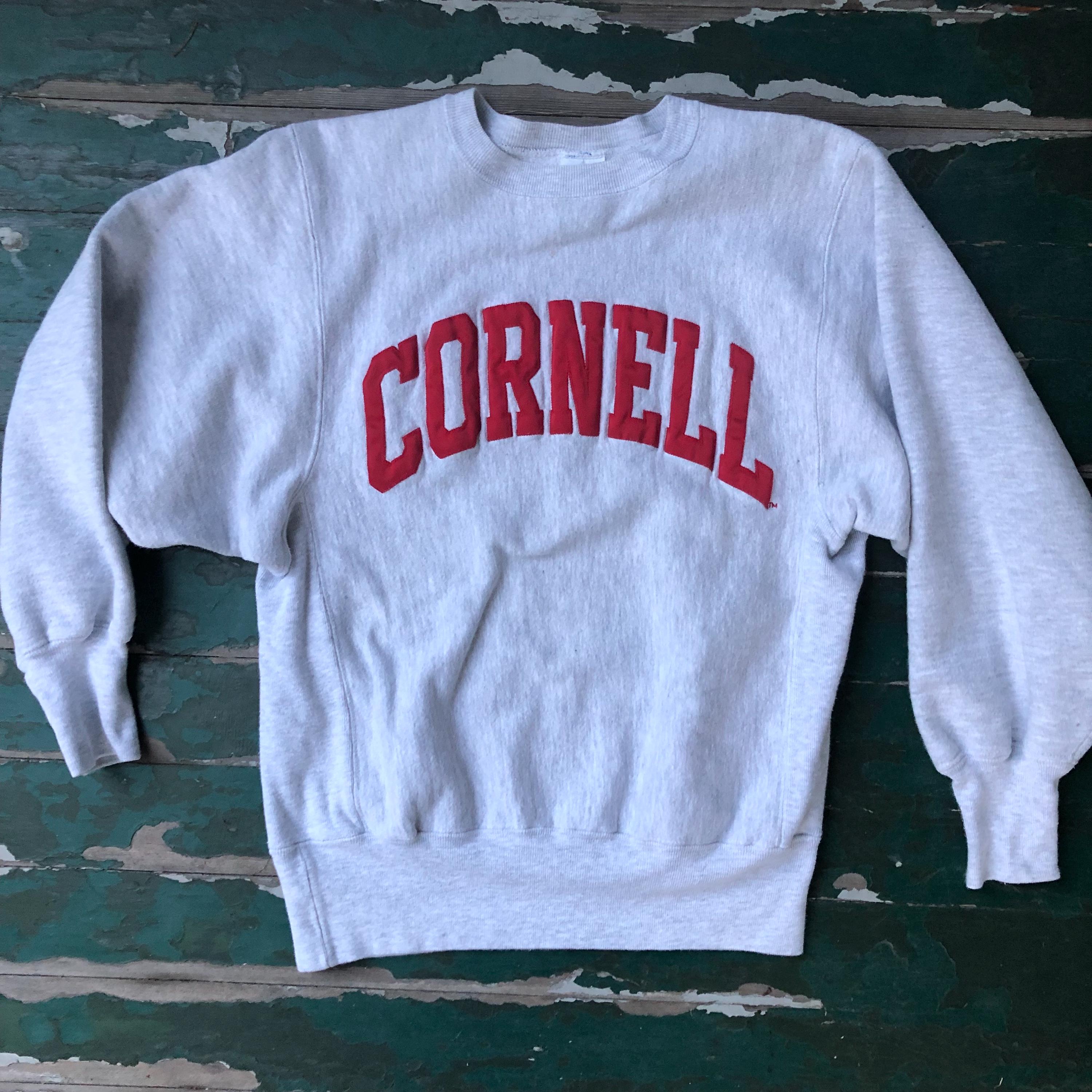 TheSeductiveDuck Vintage Champion Reverse Weave Cornell University Crewneck Sweatshirt