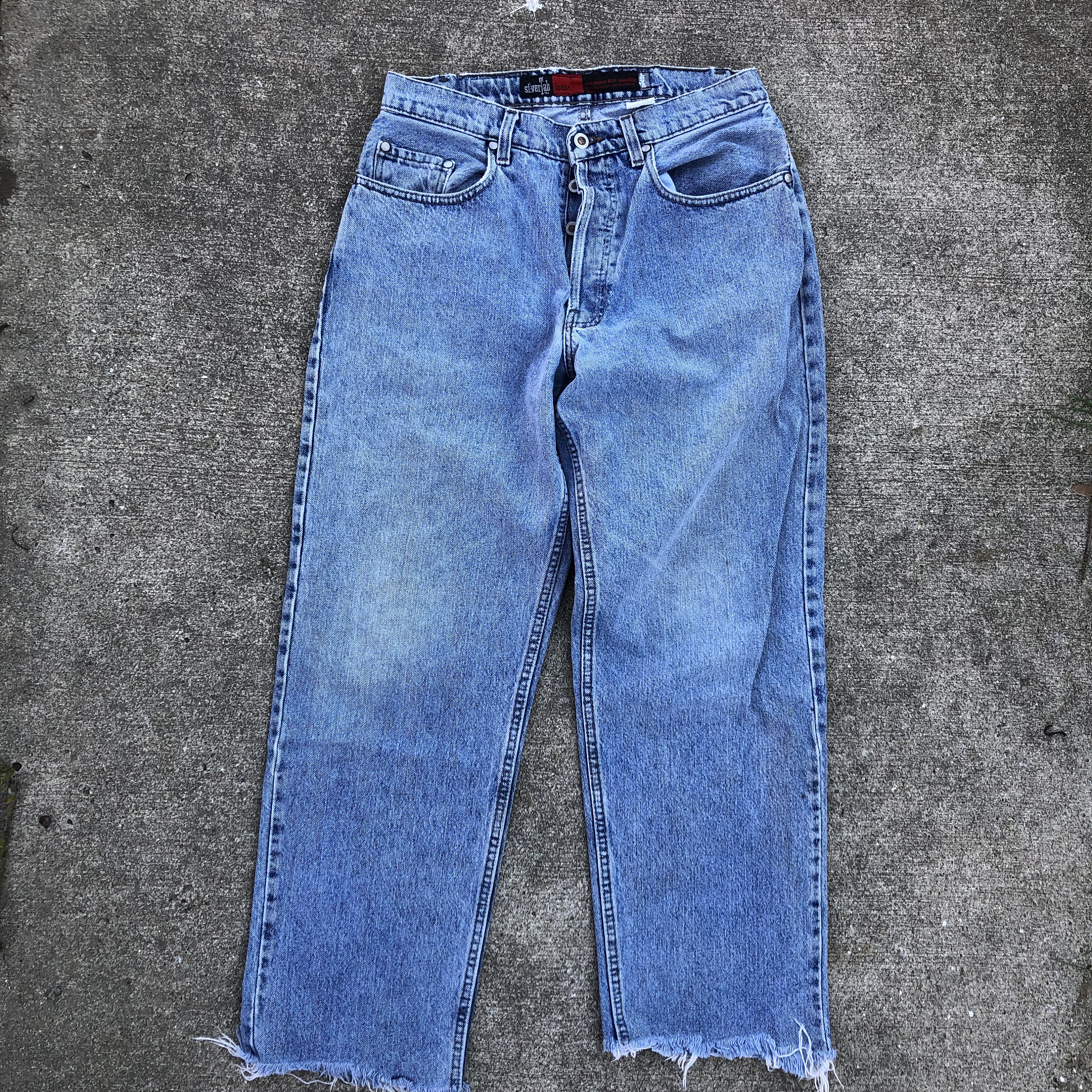 Vintage 90s Levi Silvertab Jeans: Baggy Loose Fit, 32 Waist - Etsy