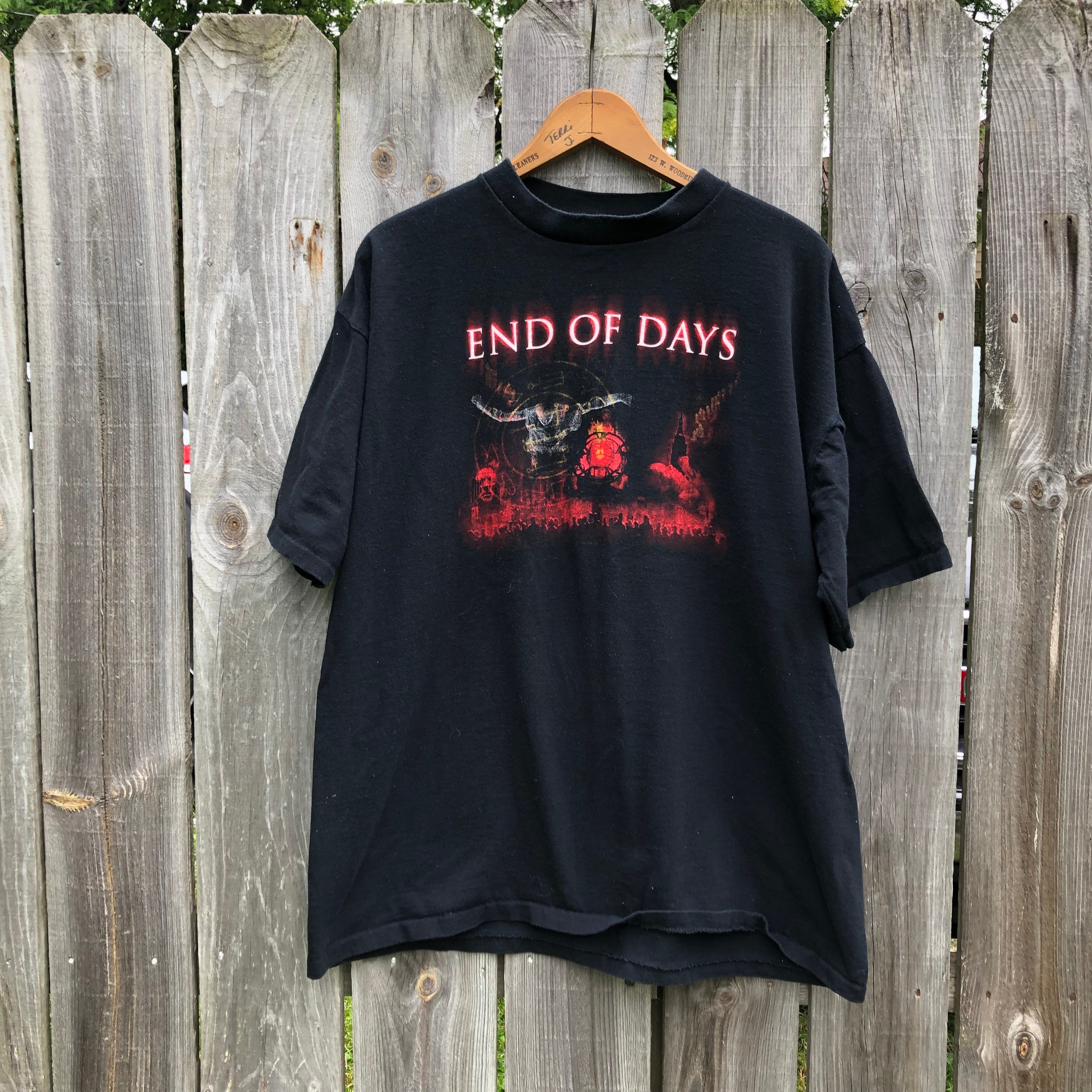 1999 Vintage End of Days Movie Soundtrack Promotional T-shirt 