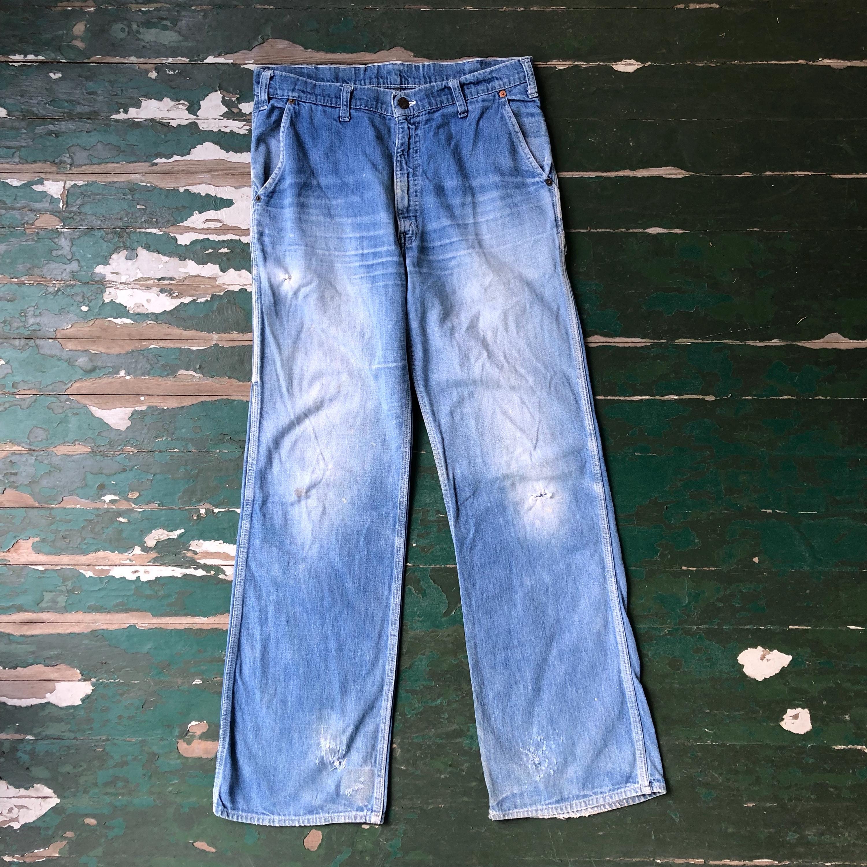 Vintage 1970s Levi Carrot Tab Fresh Produce Carpenter Style Wide