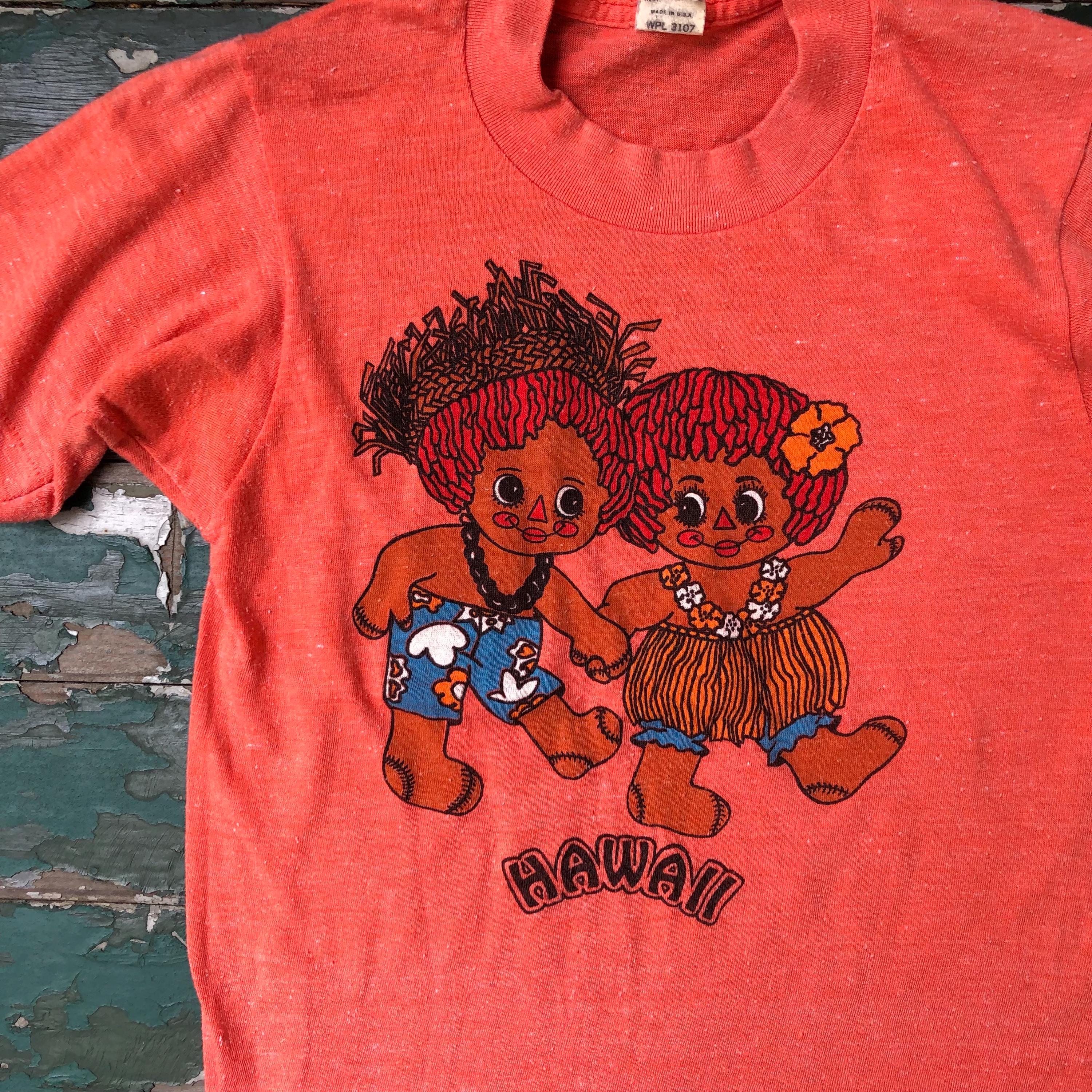 Vintage Raggity Ann Ans Andy 70s Go to Hawaii Tee - Etsy
