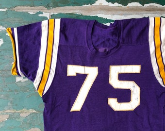 Vintage 40s Athletic Supply Spanjian Pasadena Football Jersey 35 T
