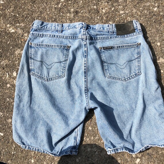 mens denim shorts 38 waist