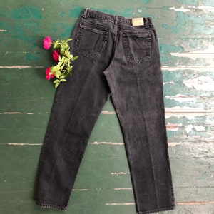 1990s London jeans perfectly faded black jeans, free shipping