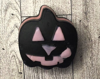 Pumpkin Face Soap l Handmade Product l Scented Bar Soap l Great Gift l Halloween Pumpkin