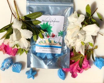 Beaches Scented Wax Melts l Tropical Fragrant Tarts l Handmade Product l Small Space l l Ocean Life l Soy-Paraffin Blend