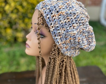 Slouchy Dread Tam/Dread Tam/Slouchy Beanie Women/Unisex Dreadlocks Hat women/Hippie Dread Tam Hat