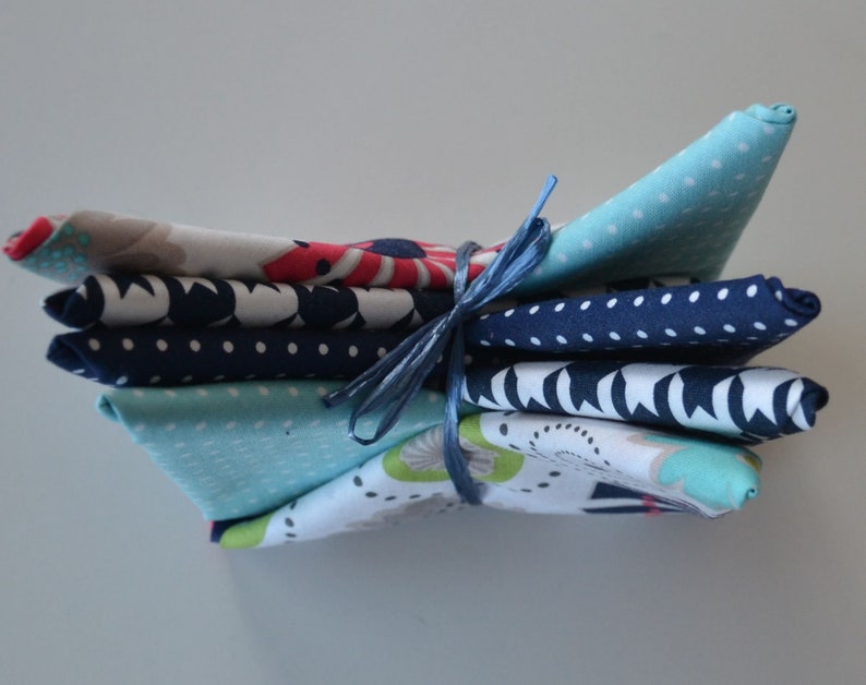 Room Decor Baby Blanket Cotton Polka Dot Floral Scrappy Quilting Houndstooth Riley Blake Fat Quarter Fabric Bundle Gift