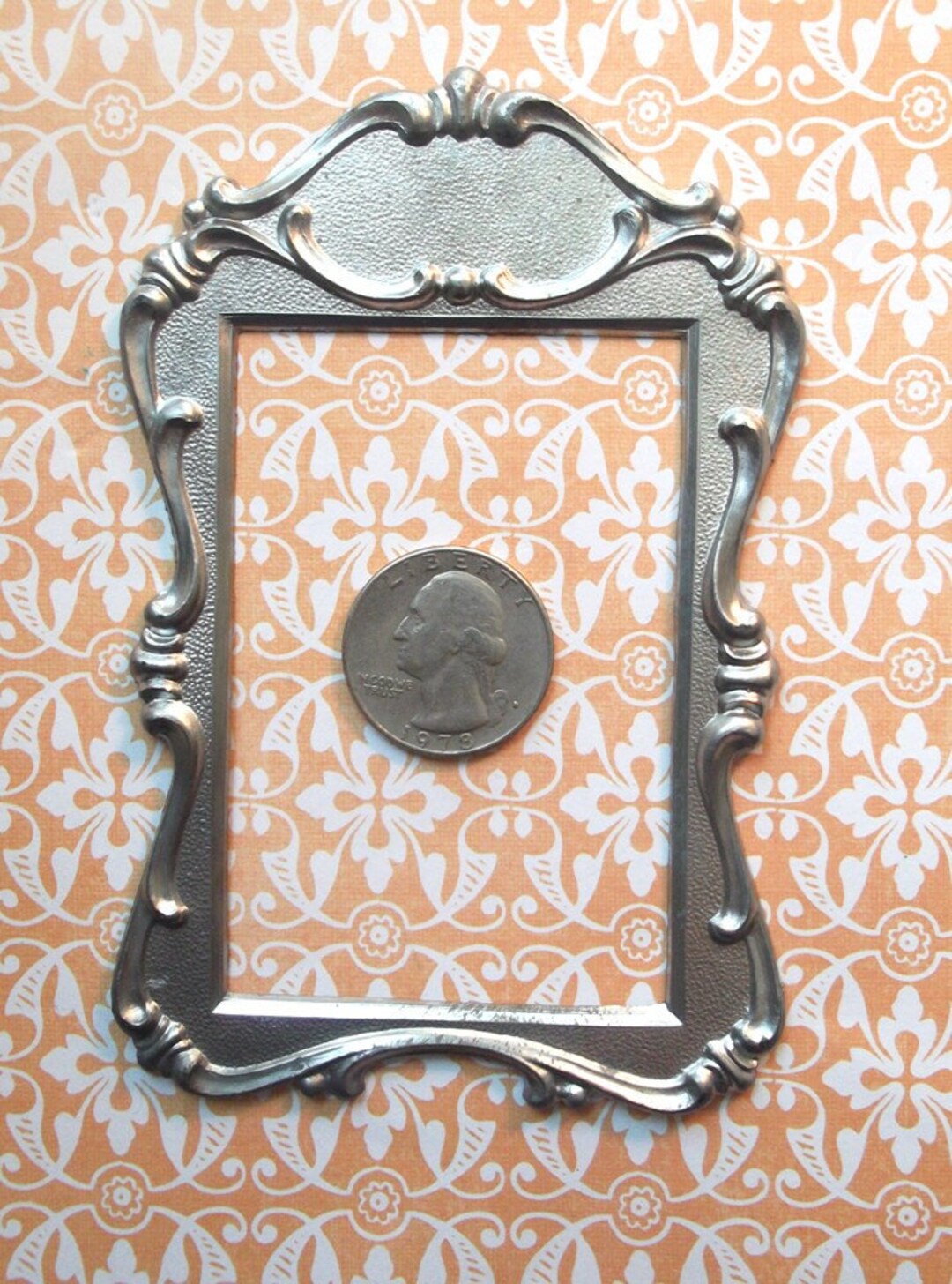 3x5 Inch Vintage Art Deco Metal Frame Bookmaking Etsy