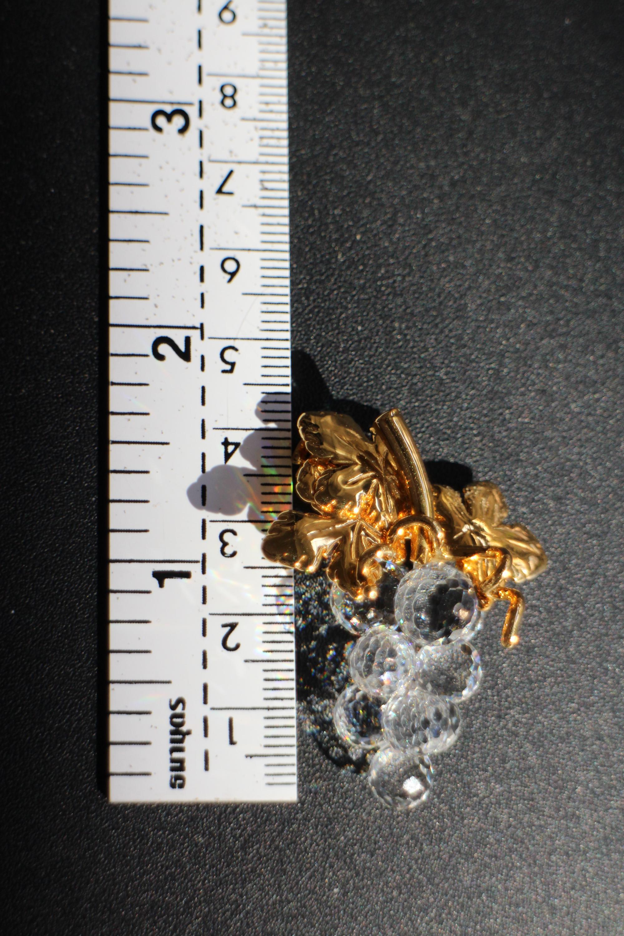 Swarovski Crystal Grape Cluster - Etsy