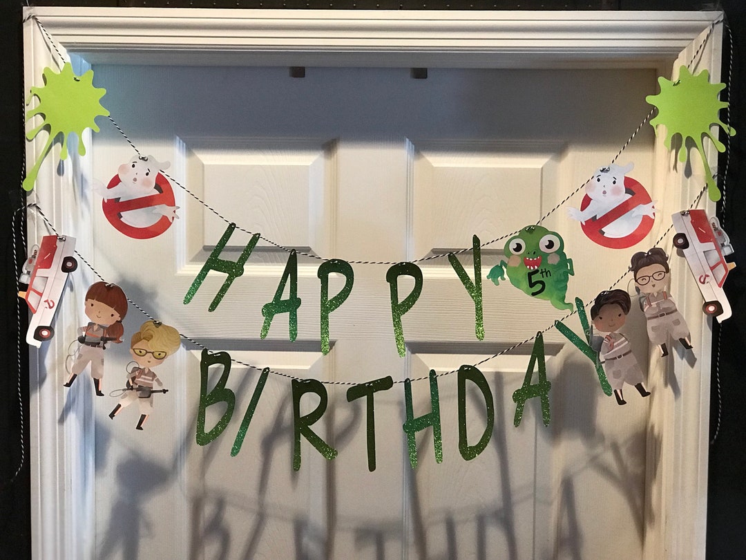 Ghostbusters Birthday Banner - Etsy