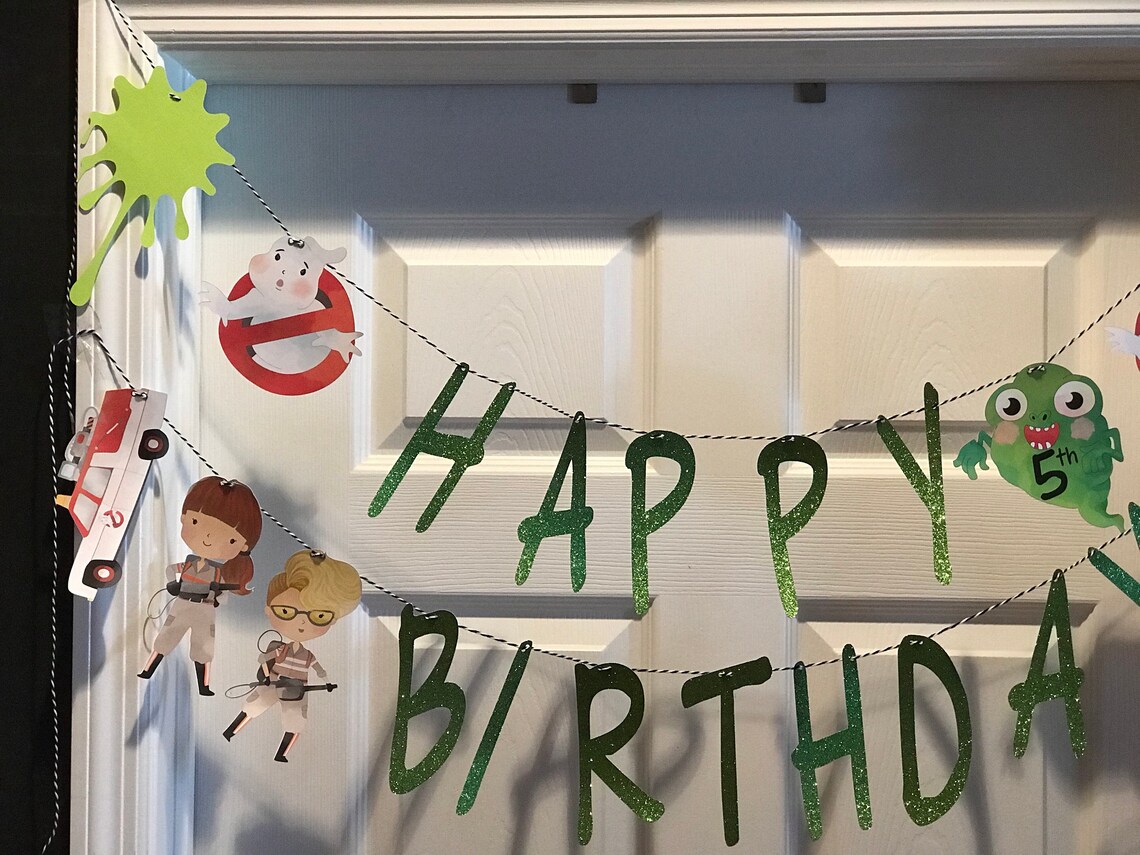 Ghostbusters Birthday Banner - Etsy