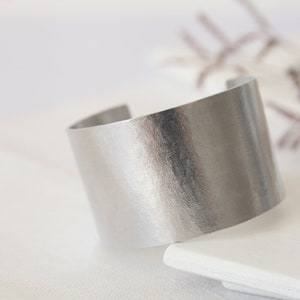 Pulseras de puño para mujer, Pulseras para mujer de plata, Pulsera esclava, No se deslustra, Pulsera de puño personalizada, Pulsera personalizada