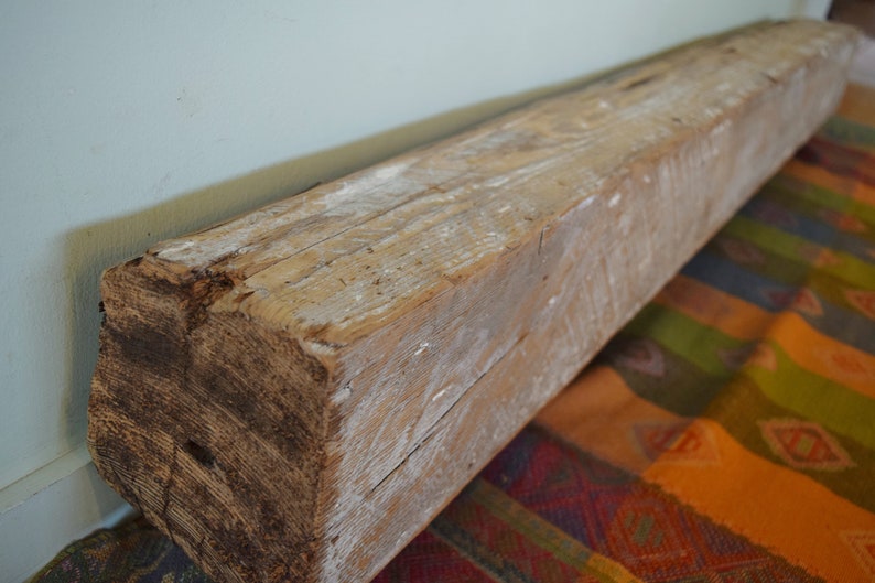 Reclaimed Wood Fireplace Mantel 57 X 6 Image 0