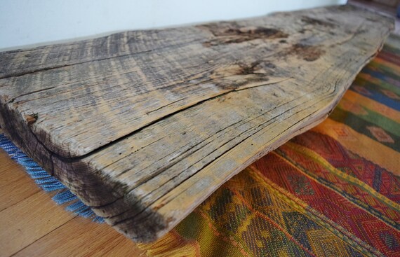 Reclaimed Barn Wood Shelf 90 X 16 X 2 Etsy