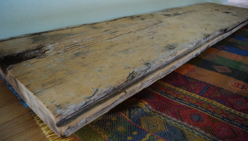 Reclaimed Barn Wood 61 X 17 X 2 Shelf Etsy