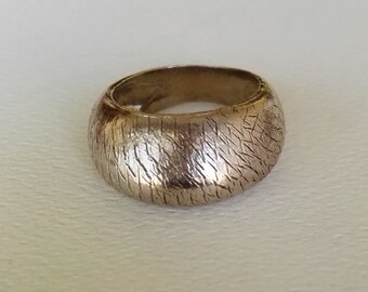 Bombay wedding ring, silver ring abstract texture, silver rings for women asymmetric silver ring statement, sterling silver ring bridal wide