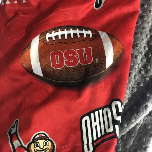 Ohio State Blanket Etsy