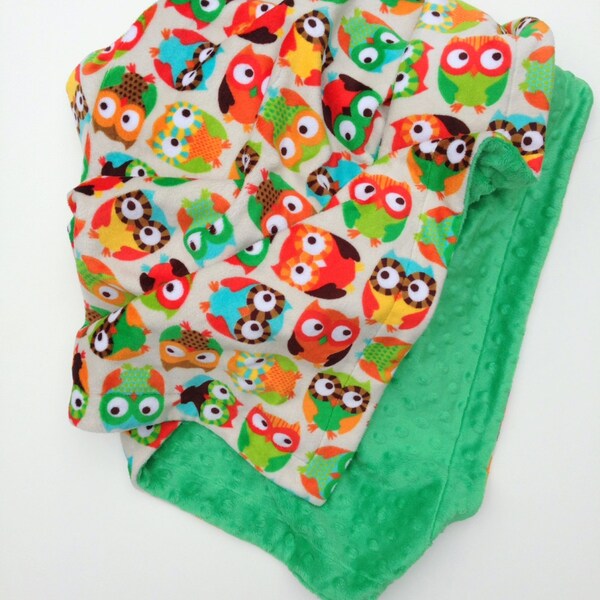 Fleece Owl Blanket Etsy