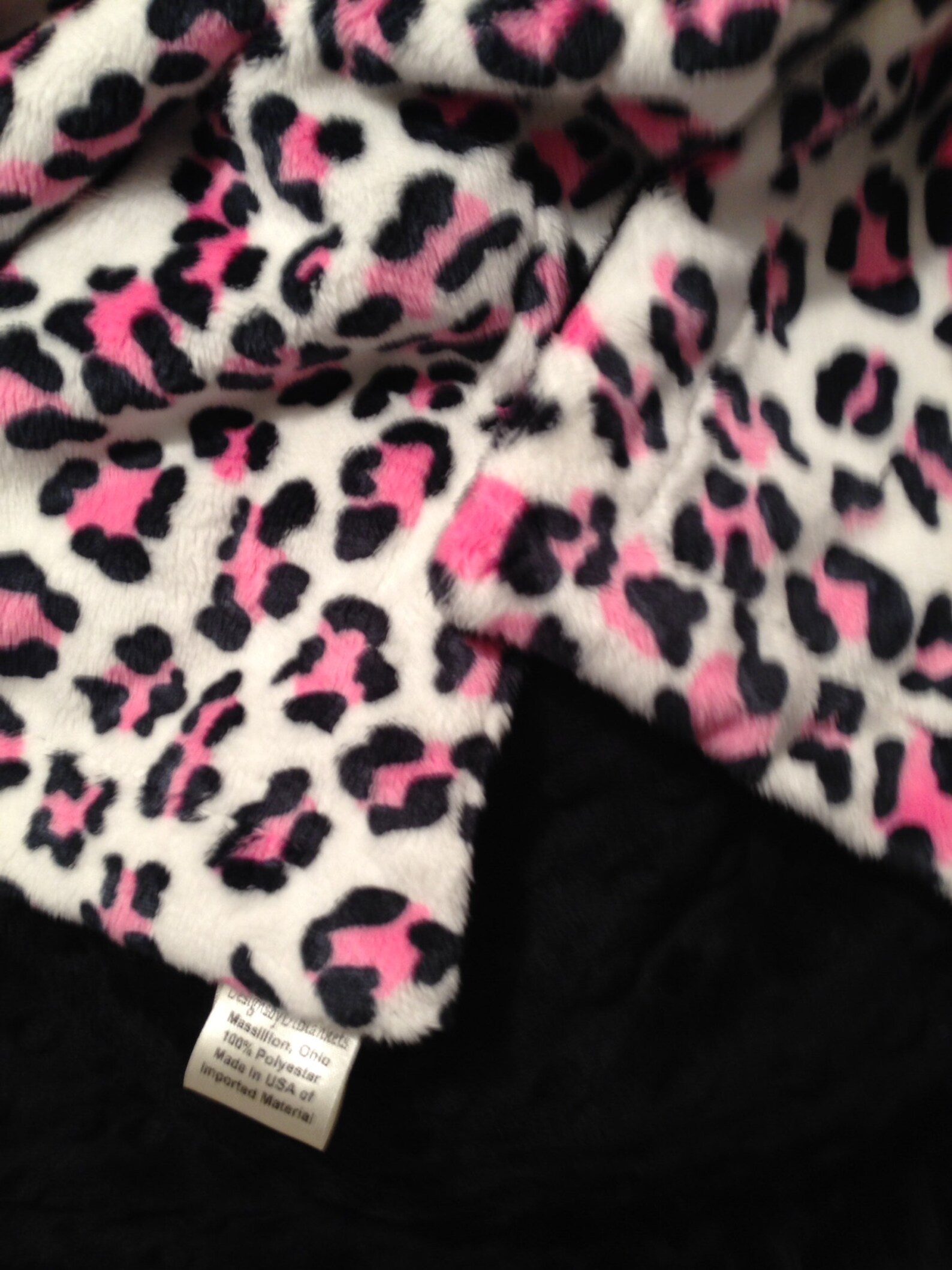 Adult Minky Blanket Pink Leopard Animal Print Blanket | Etsy